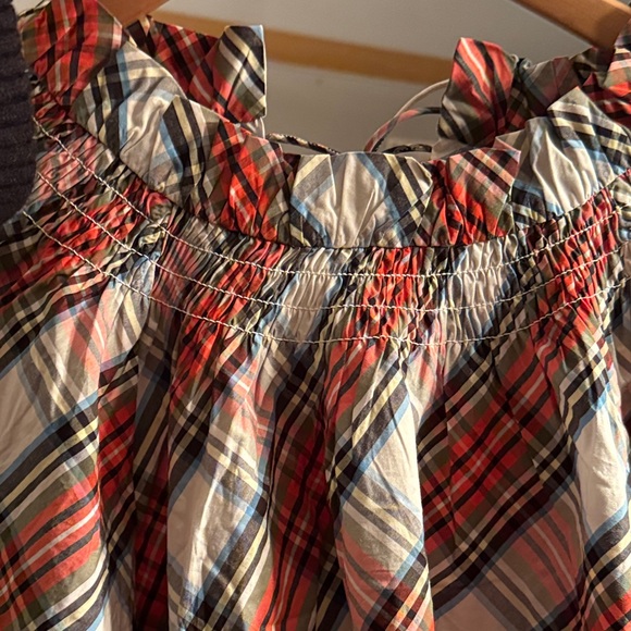 XL Plaid Long Sleeve Blouse - Picture 9 of 10